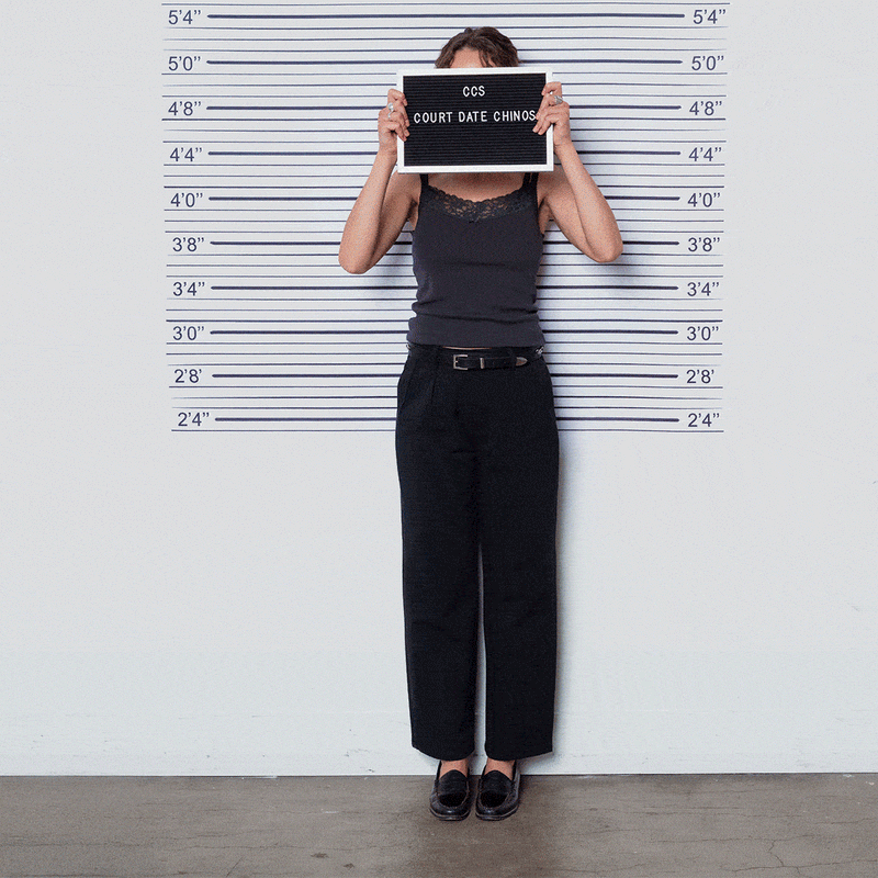 CCS Court Date Chino Pants - Black