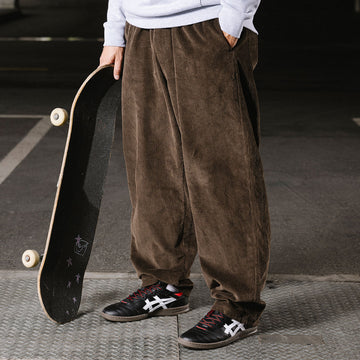 CCS Baggy Taper Corduroy Pants - Brown