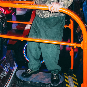 CCS Baggy Taper Corduroy Pants - Green