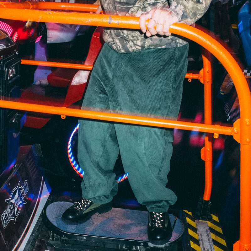 CCS Baggy Taper Corduroy Pants - Green