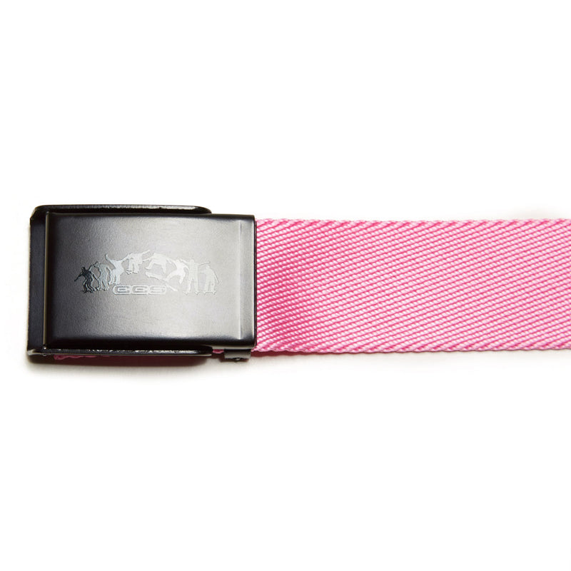 CCS Black Kickflip Buckle Belt - Pink