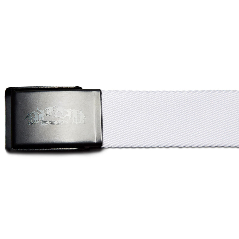 CCS Black Kickflip Buckle Belt - White
