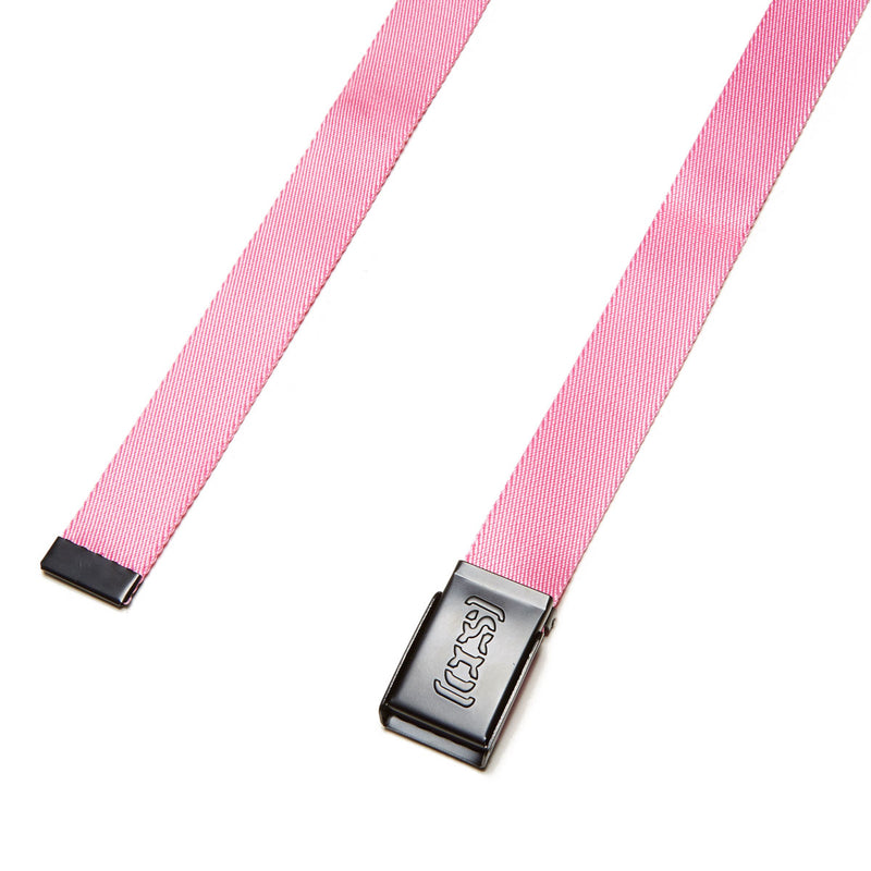 CCS Black Logo Buckle Belt - Pink