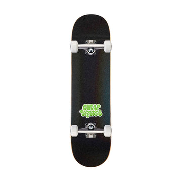 CCS Cheap Skates Tag Glitter Mini Skateboard Complete - Black