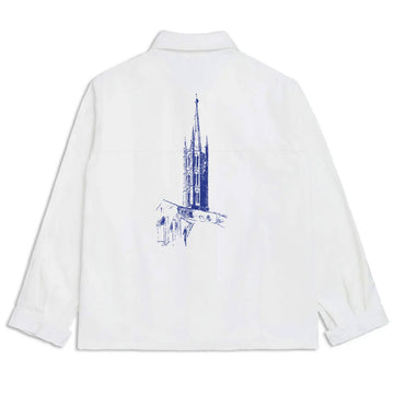 CCS Cathedral French Chore Coat - White