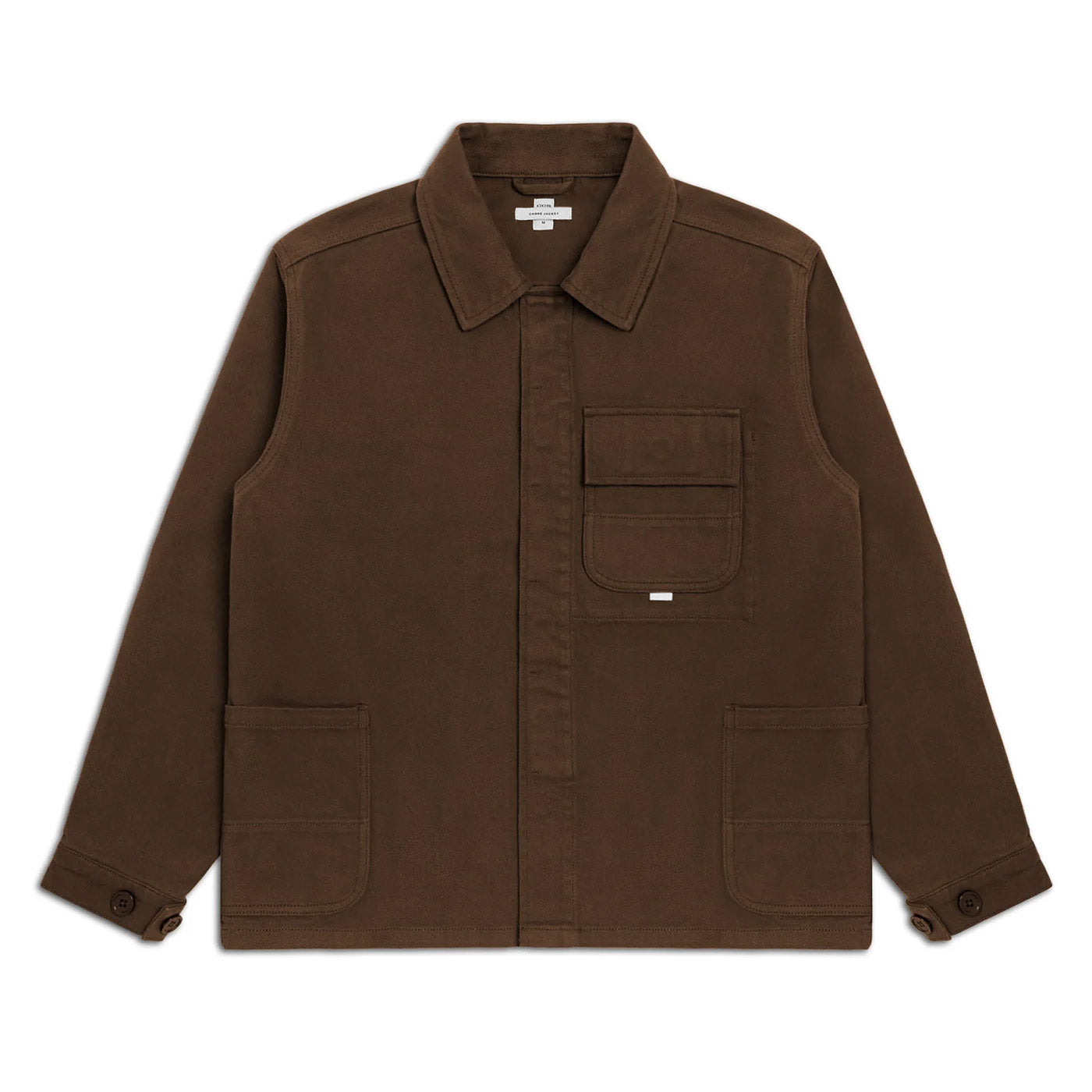 CCS French Cropped Chore Jacket - Brown