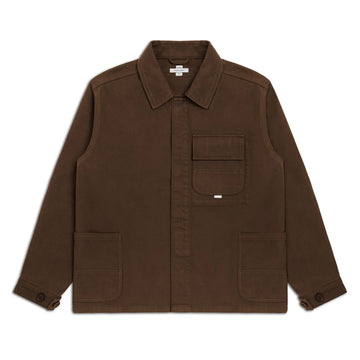 CCS French Cropped Chore Jacket - Brown