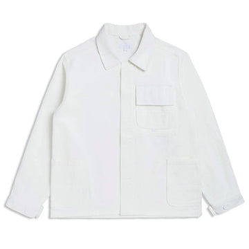 CCS French Cropped Chore Jacket - White