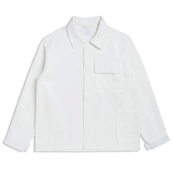 CCS French Cropped Chore Jacket - White