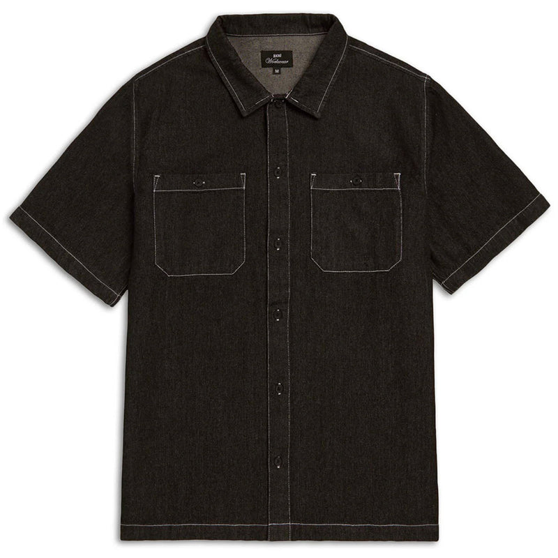 CCS Custom Embroidered Work Shirt - Black Denim - MD