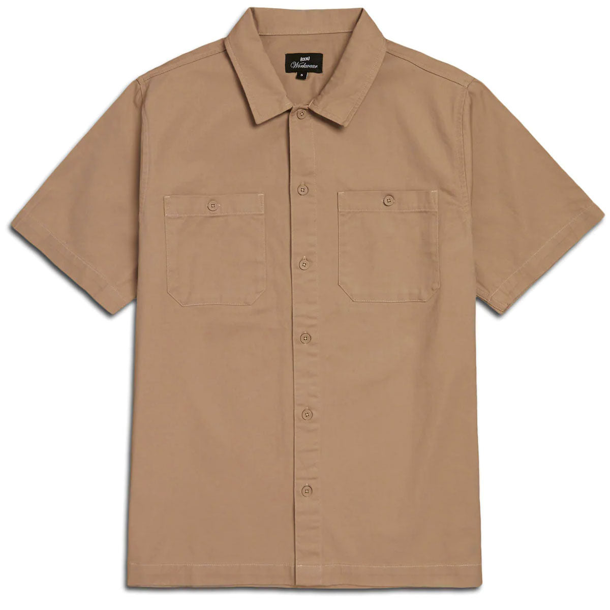 CCS Custom Embroidered Work Shirt - Khaki image 2