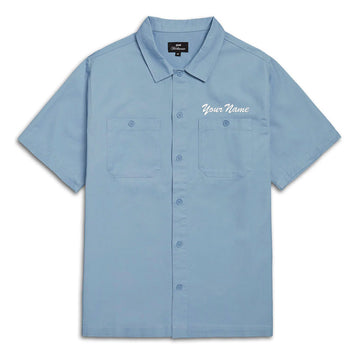 CCS Custom Embroidered Work Shirt - Light Blue