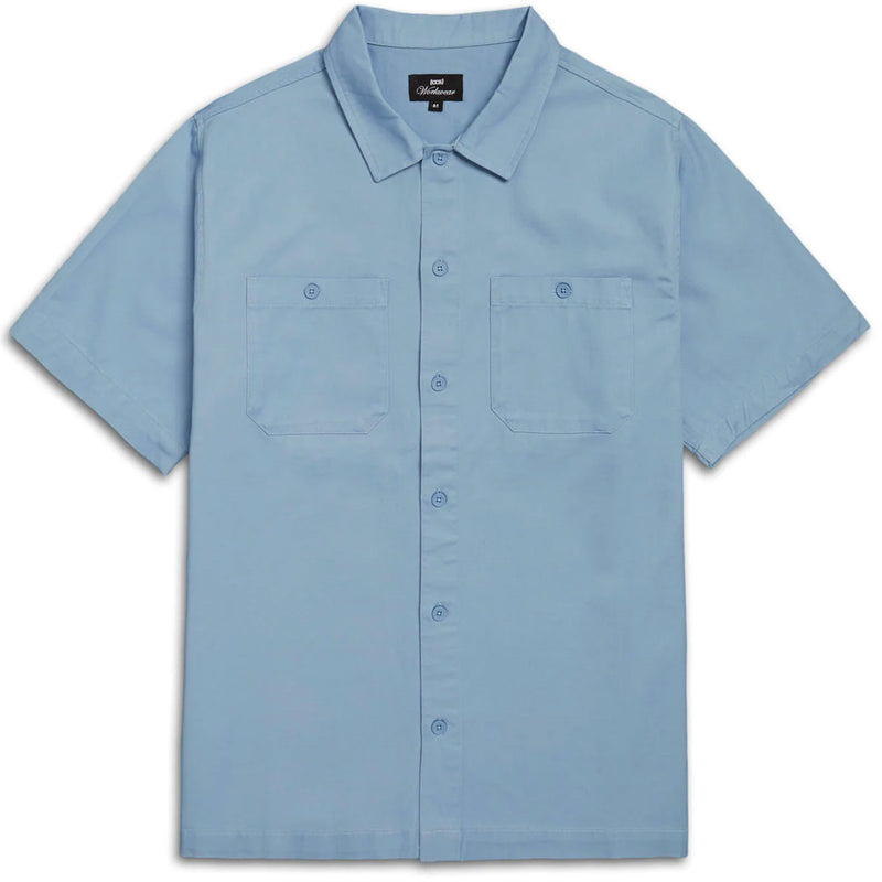 CCS Custom Embroidered Work Shirt - Light Blue - SM