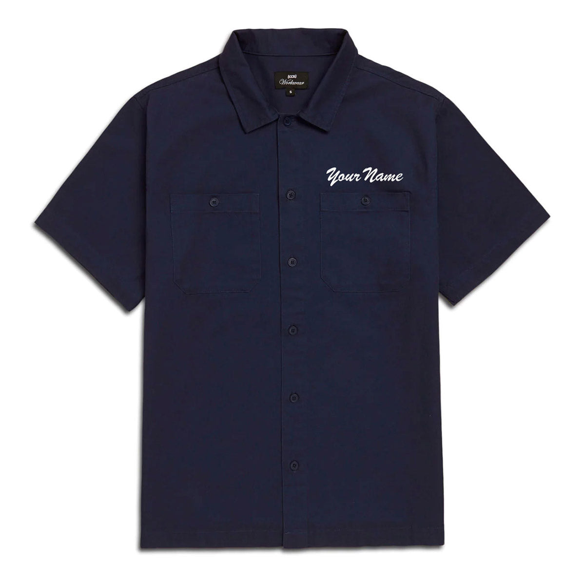 CCS Custom Embroidered Work Shirt - Navy