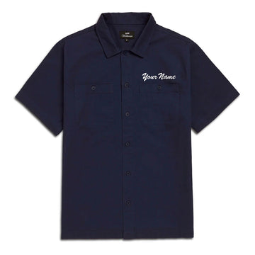 CCS Custom Embroidered Work Shirt - Navy