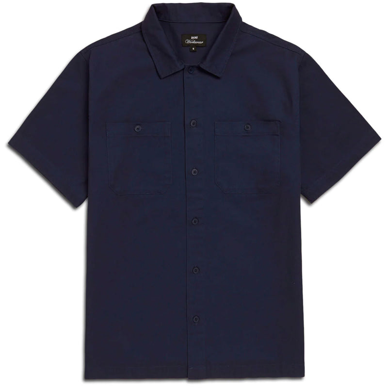 CCS Custom Embroidered Work Shirt - Navy