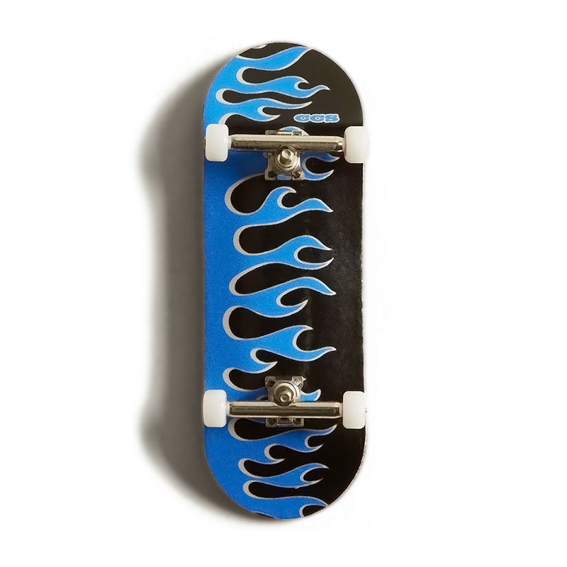 CCS Flames Fingerboard - Black/Blue