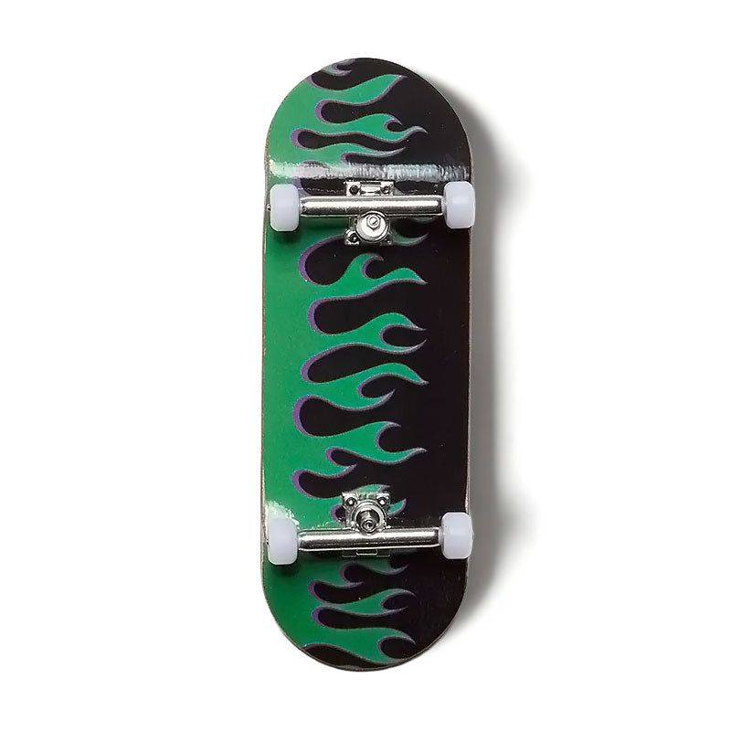CCS Flames Fingerboard - Black/Green