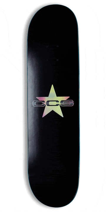 CCS 97 Star Skateboard Complete - Holographic/Black