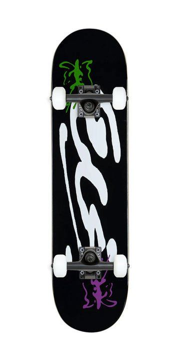 CCS Ink Blot Logo Mini Skateboard Complete - Black