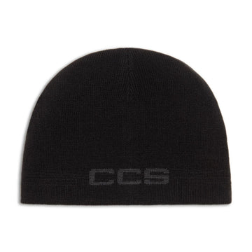 CCS Reversible Leopard Skully Beanie - Charcoal