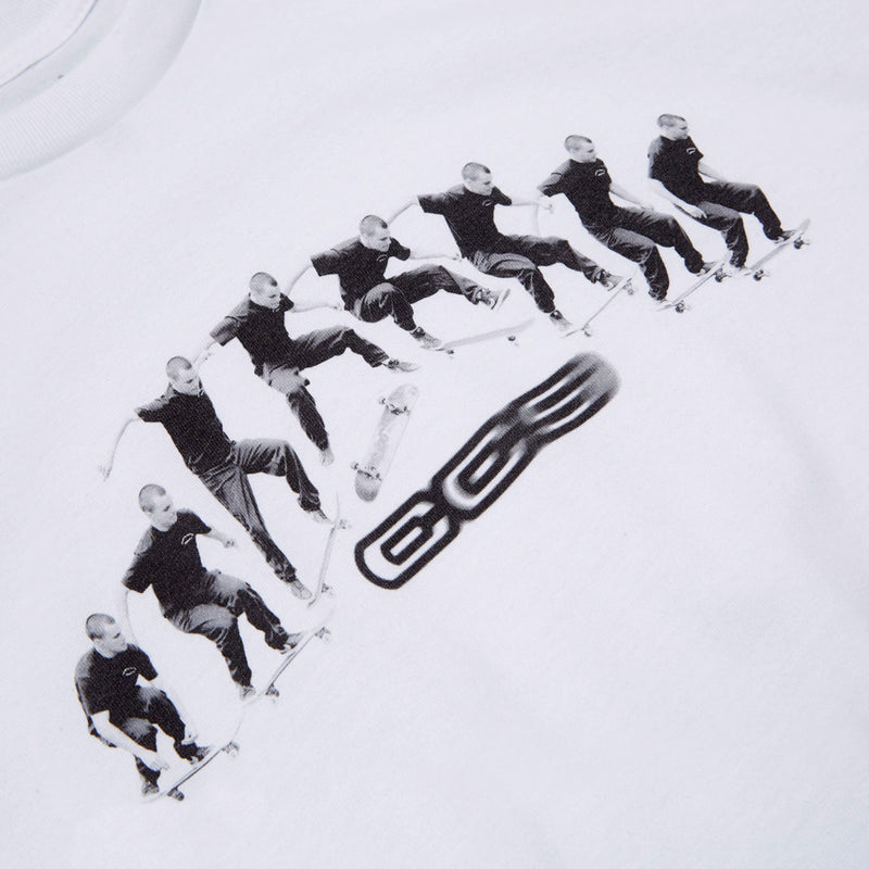CCS Mason Kickflip T-Shirt - White