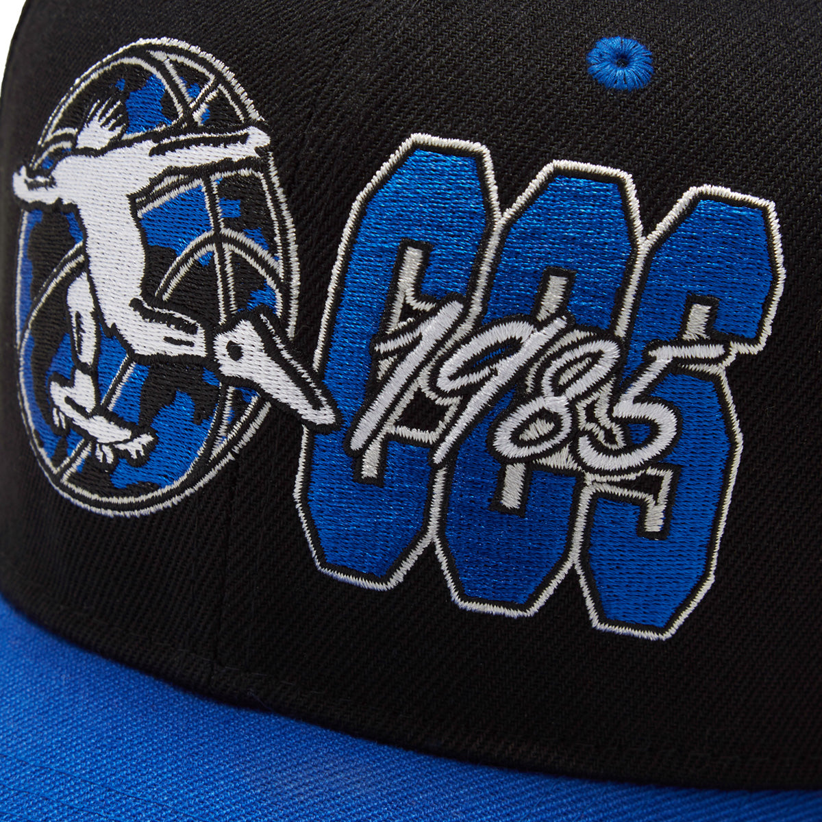 CCS x Mitchell & Ness Hoops Hat - Black/Royal image 4