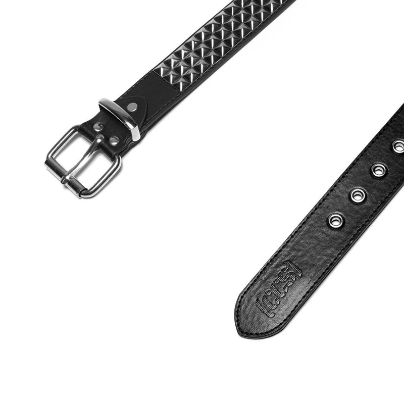CCS Pyramid Studded Belt - 3 Row - Black