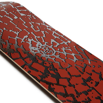 CCS Shatter Foil Skateboard Deck - Rust