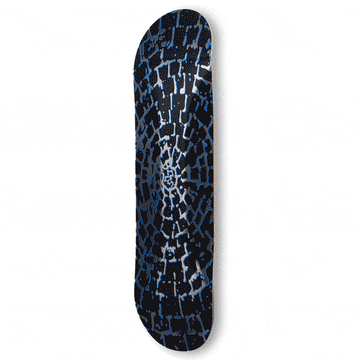 CCS Shatter Foil Skateboard Deck - Black
