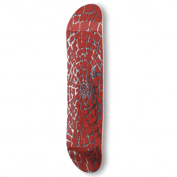 CCS Shatter Foil Skateboard Deck - Rust