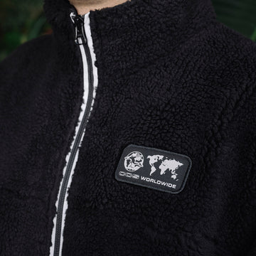 CCS Worldwide Sherpa Fleece Jacket - Black