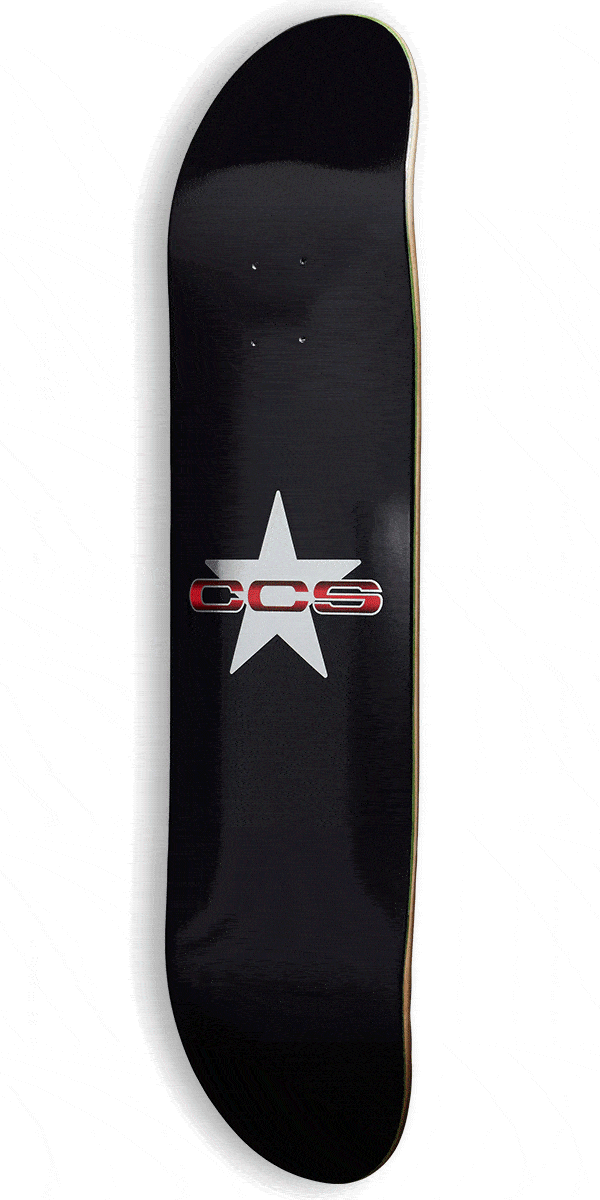 CCS 97 Star Skateboard Complete - Silver/Red