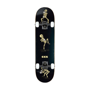 CCS Vine Skeleton Mini Skateboard Complete - Black
