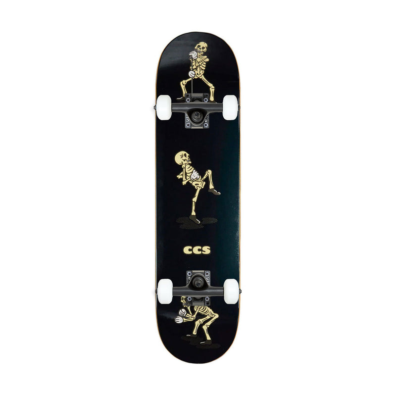 CCS Vine Skeleton Mini Skateboard Complete - Black