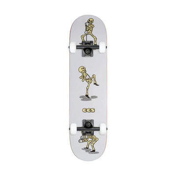 CCS Vine Skeleton Mini Skateboard Complete - White