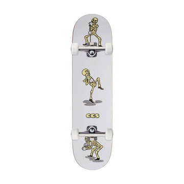 CCS Vine Skeleton Mini Skateboard Complete - White