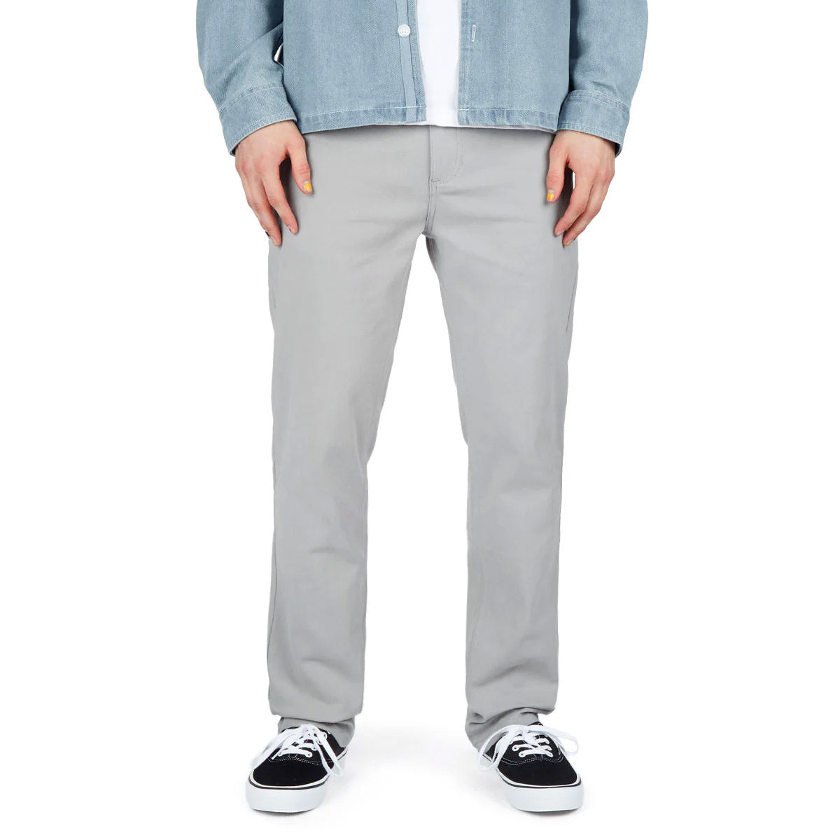 CCS Slim Stretch Chino Pants - Dove Grey