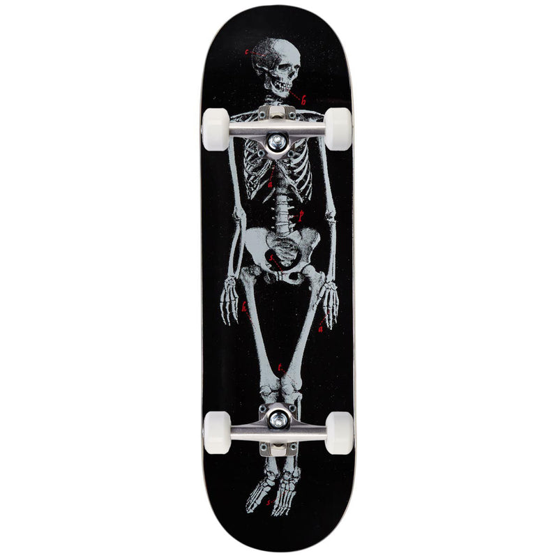 CCS Skeleton Skateboard Complete - Black - 9.00