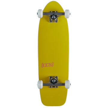 CCS Logo Cruiser Skateboard Complete - Yellow - 8.00