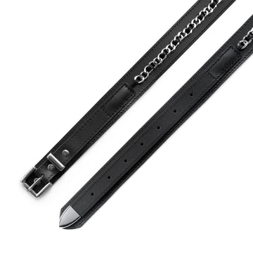 CCS Chain Ranger Leather Belt - Black