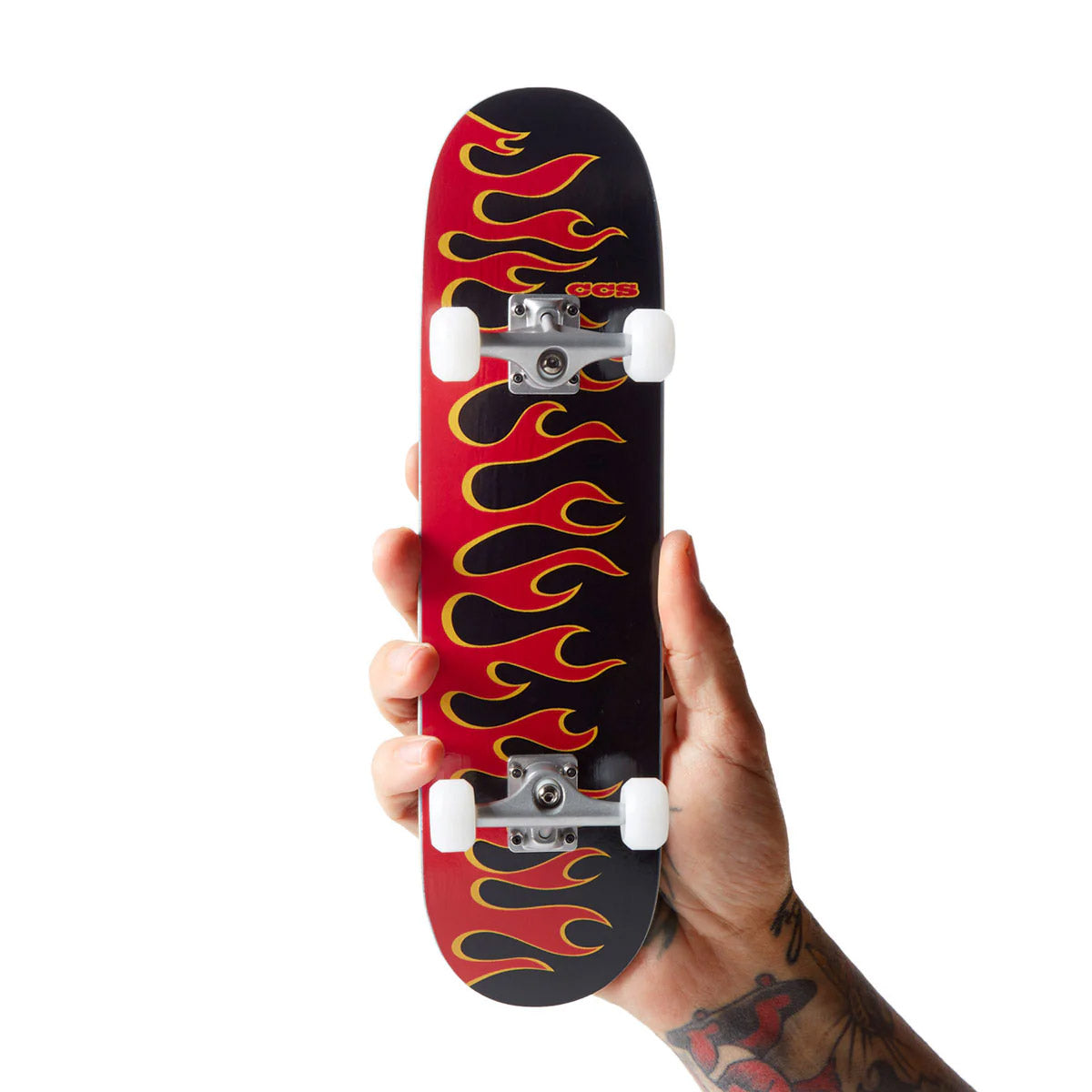 CCS Flames Handboard - Black/Red image 1