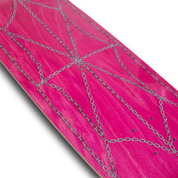 CCS Chain Web Egg1 Shaped Skateboard Complete - Pink - 9.00