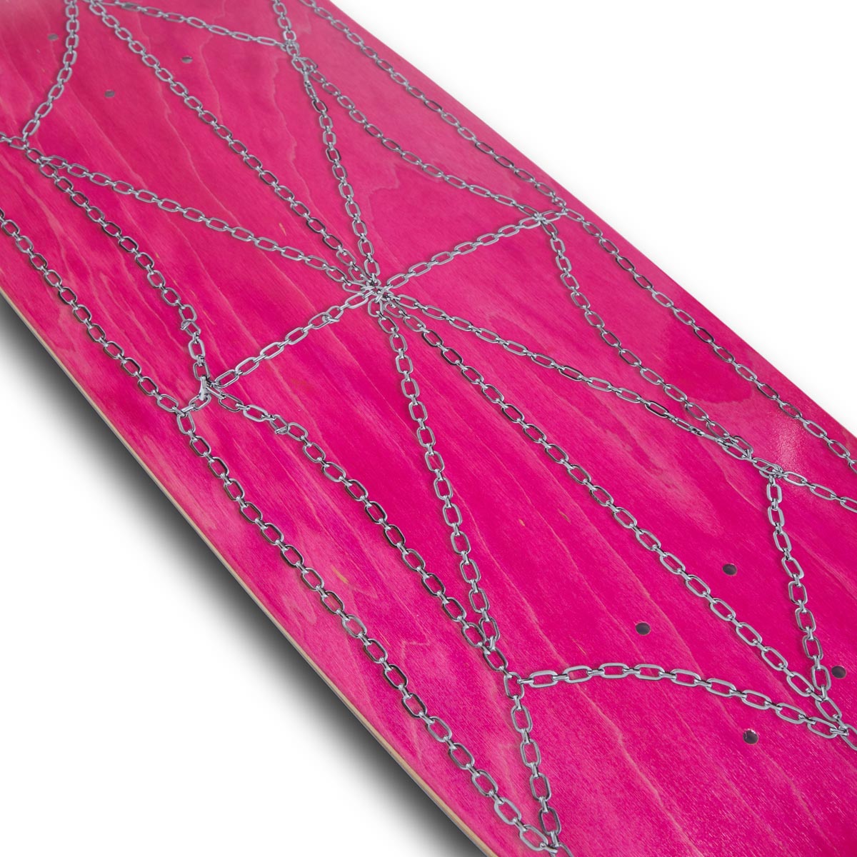 CCS Chain Web Egg1 Shaped Skateboard Deck - Pink - 9.00