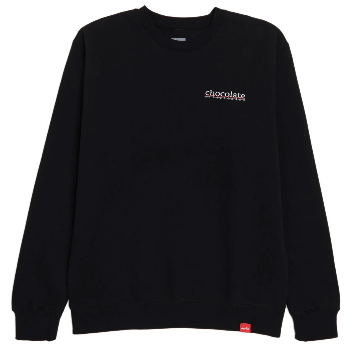 Chocolate Bar Crewneck Fleece Sweatshirt - Black image 1