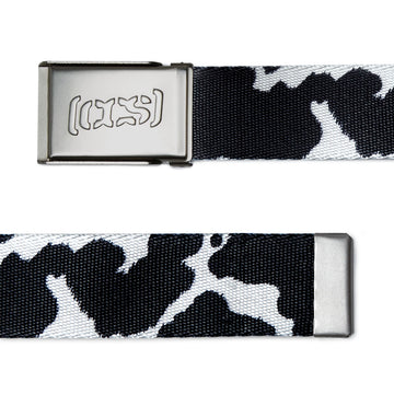 CCS Silver Logo Buckle Belt - Cow