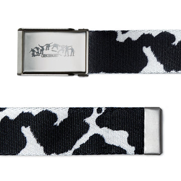 CCS Silver Kickflip Bucke Belt - Cow