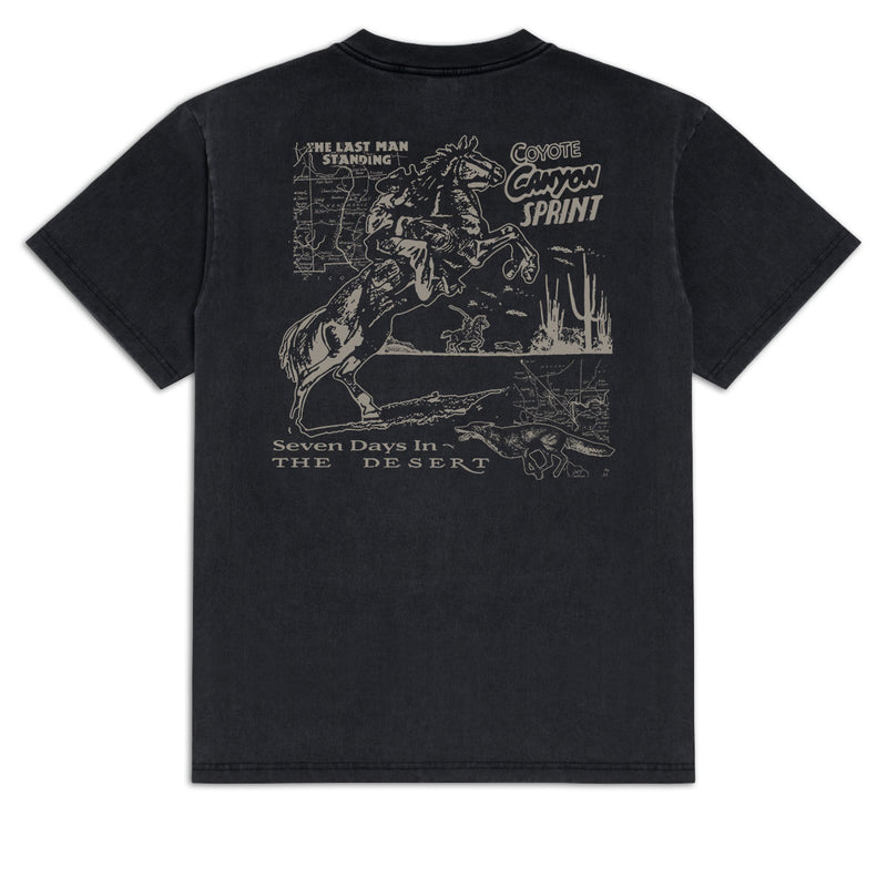 CCS Bootleg Coyote Canyon Sprint T-Shirt - Vintage Black - SM