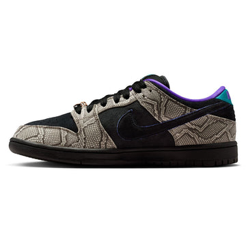 Nike SB Dunk Low Pro Shoes - String/Black/Bright Spruce/Fierce Purple