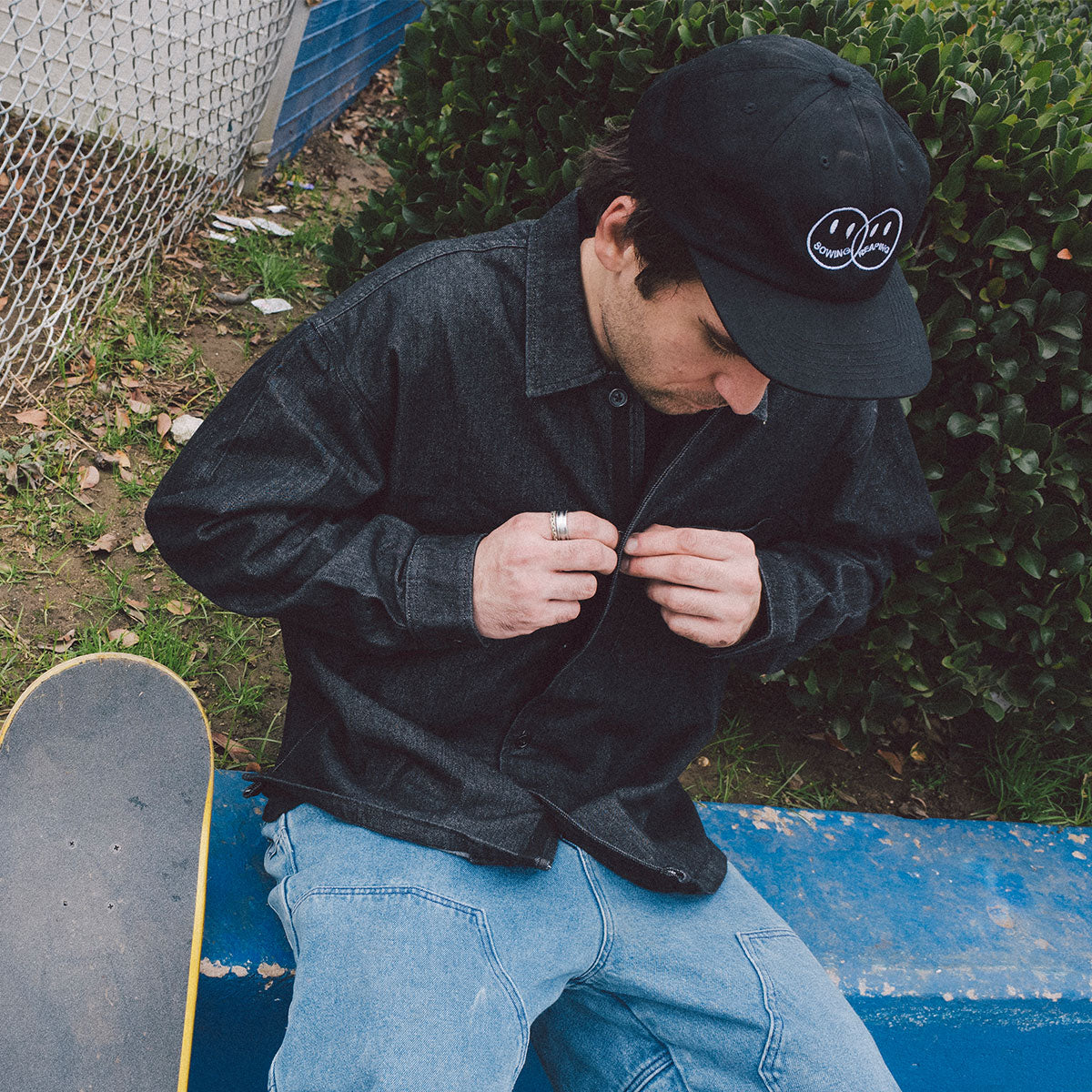 CCS Box Denim Shirt - Black image 3